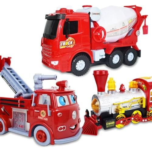 Fire Truck Train Mixer Kawaii Soap Bubble Machine Automatic Oversized Kids Outdoor Fun Toy