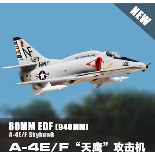 Freewing RC Plane A-4E/F SKYHAWK 80mm EDF Jet PNP