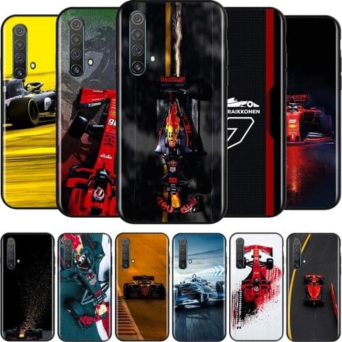 Formula 1 Racing Car Silicone Cover For Realme V15 X50 X7 X3 Superzoom Q2 C11 C3 7i 6i 6s 6 Global Pro 5G Phone Case