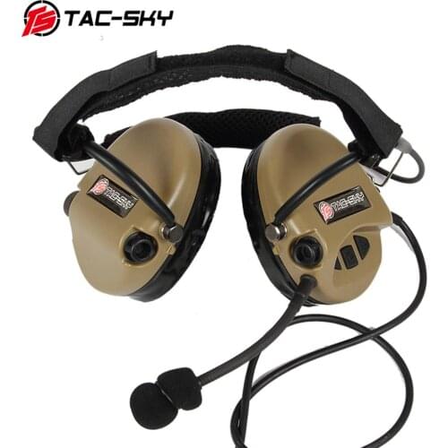 TAC-SKY TCI LIBERATOR II Neckband SORDIN Silicone Earmuffs Edition Thoradin Pickup Noise Reduction Hunting Tactical Headphones