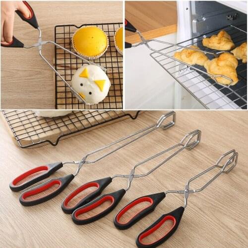 Multipurpose Bread Clip Barbecue Accessories Charcoal Tonge Stainless Steel Bbq Food Clip Kitchen Supplies Baking Accessories
