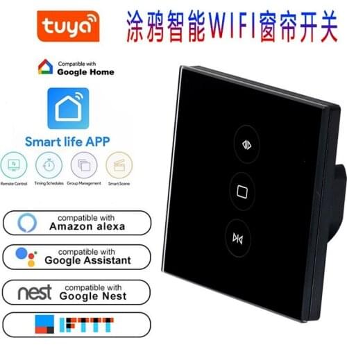 WiFi Smart Curtain Switch for Google Home Alexa Voice Control Tuya EWeLink Smart WiFi Remote Control Mobile App Control