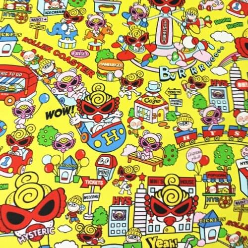 ZENGIA 50*148cm Hysteric Mini Thin Cotton Canvas Fabric For DIY Sewing Patchwork/Bag/Wallet/table cloth/Sofa Cover/Curtain