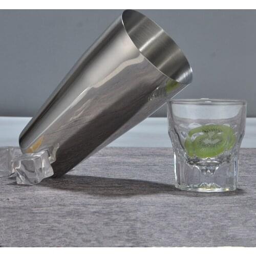 1PC Professional Stainless Steel Wine Bar Cocktail Shaker Metal Milk Coffee Shaker Cup Kitchen Gadget PH 012