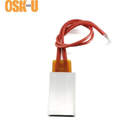 2PCS 220V PTC Heater Element Thermostat 35x21x5mm 170/200/230/270 Celsius Degree PTC Heating Element for Hair Straightener