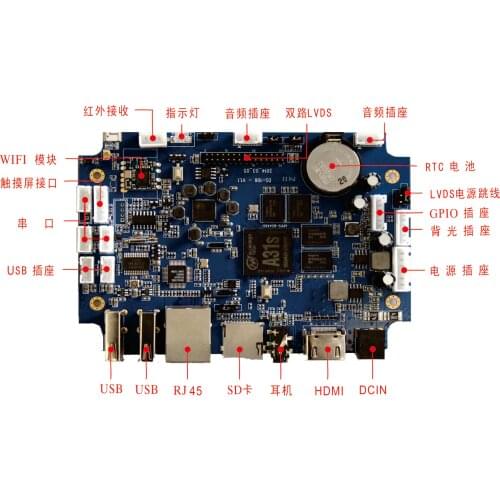 A31s four-core android industrial control main board advertising machine all-in-one inquiry machine queue machine android