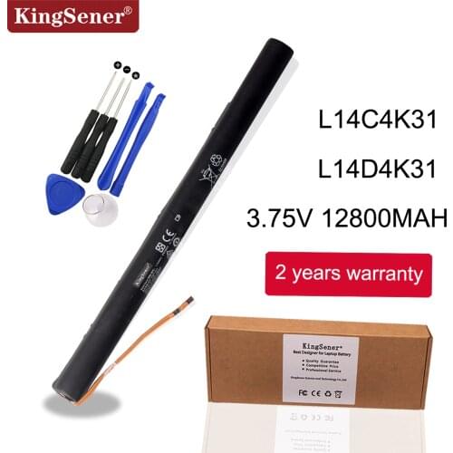 KingSener L14C4K31 L14D4K31 Battery For Lenovo Yoga Tablet 2-1371F Pro-1371F 3.75V 12800mAh 48WH + Free tool