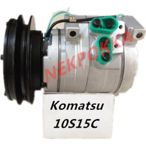 Automotive air conditioning compressor for Komatsu-7, for Komatsu-6,10S15C 10PA15C compressor Komatsu