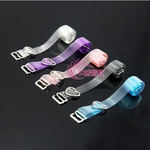 Free shipping multicolour invisible transparent shoulder strap broadened adjustable pectoral girdle underwear