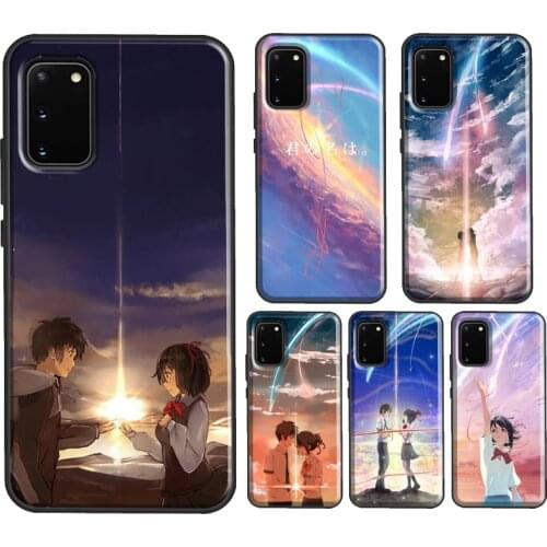 Your Name Meteor Shower Phone Case For Samsung S10 Plus S8 S9 S10e S20 FE S21 Ultra Note 9 Note 10 Note 20 Ultra