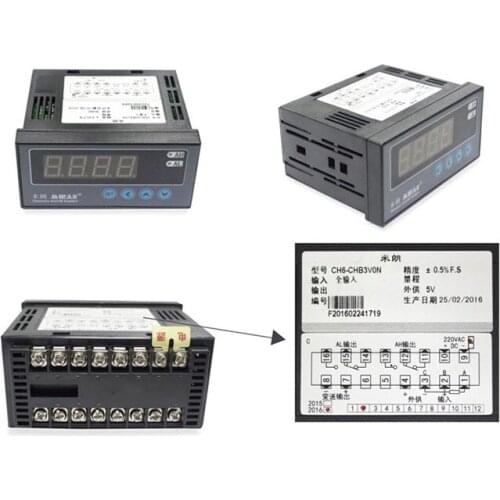 Digital display instrument displacement sensor display CH6 digital display meter display
