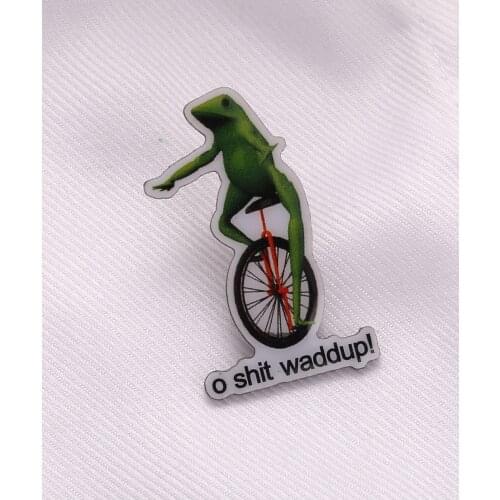 Dat Boi O Shit Waddup Lapel Pin
