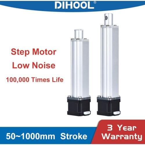 200mm 300mm Stroke DC Stepper Motor Electric Linear Actuator Massage Chair Table Arm Automatic Retractor 3D Printer Controller