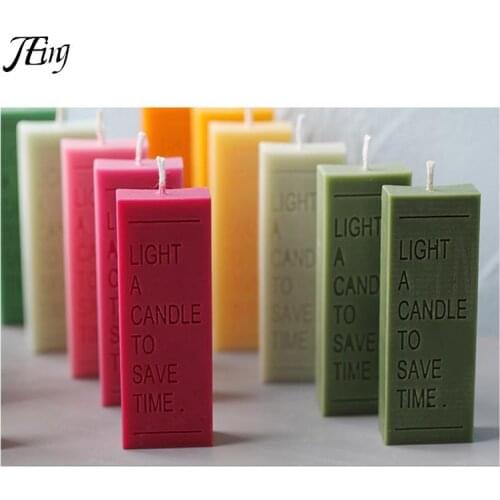 Aromatherapy Candle Mold Silicone Simple Line Resin Wax Melt Moulds DIY Handmade Christmas Decorating Candles Making Supplies