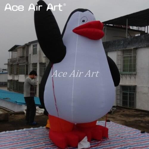 Giant inflatable penguin with printing for advertising,standing penguin model for sale