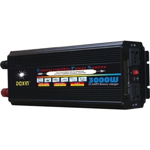 Free shipping high-power inverter 3000W modified wave DC24V to AC220V UPS Inverter