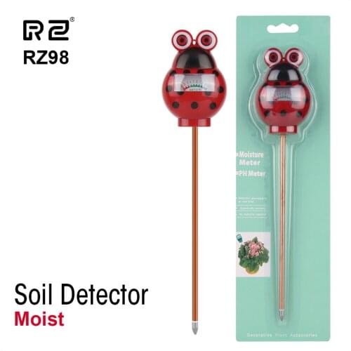 RZ Soil Moisture PH Meter Humidity Detector Digital PH Meter Soil Monitor Hygrometer Gardening Plant Lignt Sunlight Tester