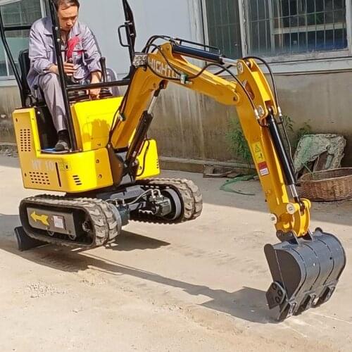 Mini digger for construction mini digger excavator with full hydraulic joystick mini excavator 1ton with optional attachment