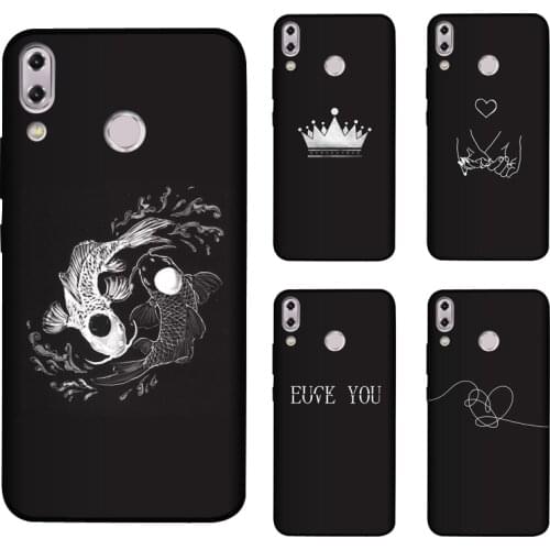Soft Silicone TPU Cases For Asus Zenfone 5z ZS620KL Cover Painting Matte For Asus Zenfone 5 ZE620K Phone Case Coque