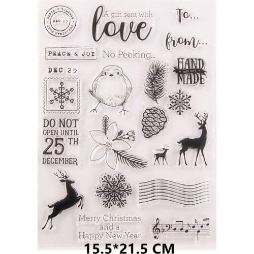 2021 New Chick Clear Stamps DIY Scrapbooking Craft Supplies Rubber Silicon Seals Card Photo Album Hobby ink pad Stamping
