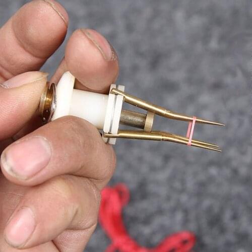 New Portable Copper Bloodworm Clip Bait Lure Earthworm Clip Tool for Fishing