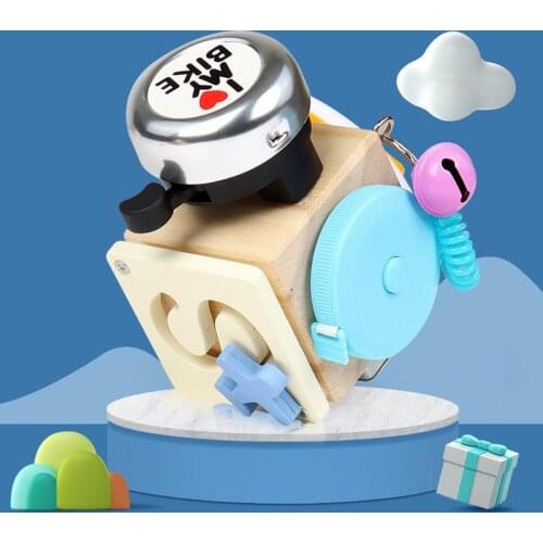 Montessori Education Wooden Toys Children Intellectual Development Exploration Logical Thinking Training Unlock Puzzle Cube Toys