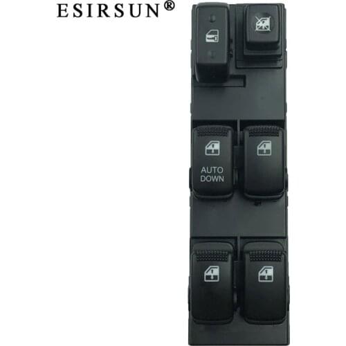 ESIRSUN Electric Power Left Front Window Glass Master Switch Fit For Hyundai Tucson 2005 2006 2007 2008 2009-2013 ,93570-2E200