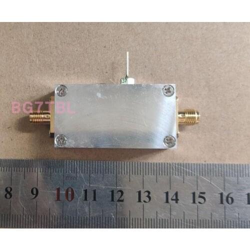 By BG7TBL 0.5KHz-6GHz wideband Amplifiler RF AMP GAIN:20dB@1.5G DC 12v