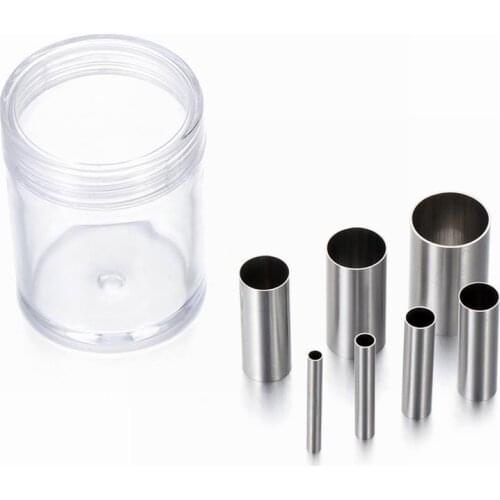 7-Piece Round Shape Clay Cutter Indentation Circle Shape Cutters Mold Ceramics Dotting Tools