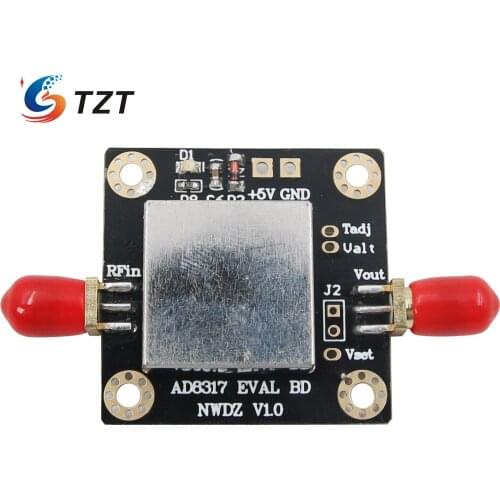 TZT 1M-10GHz 60dB Power Meter Logarithmic Detector Dynamic for Ham Radio Amplifiers AD8317 Module