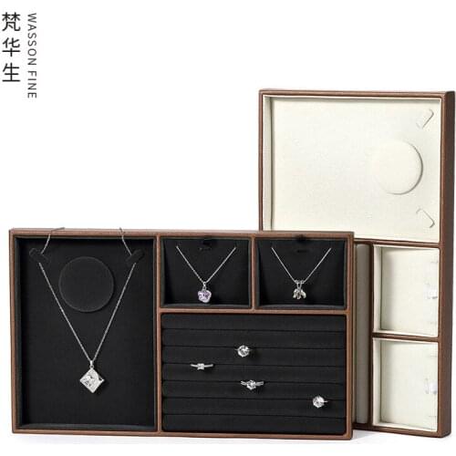 Ring Necklace Display Plate Pendant Bracelet Jewelry Storage Plate Store Jewelry Display Set Prop