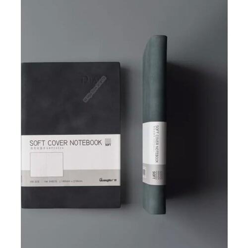 Youpin Guangbo Business Leather Notebook Simple Atmosphere 144 Pages Horizontal Line 2 Colors