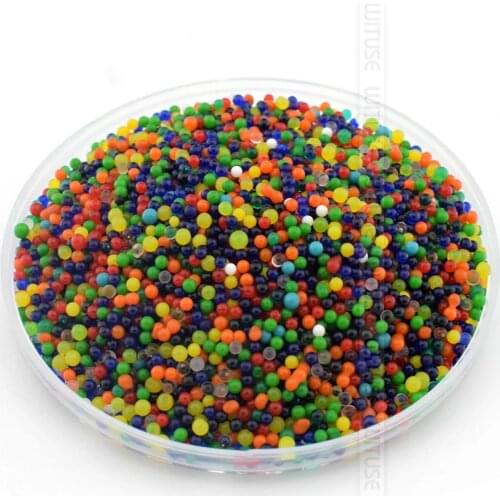 100/500Pcs/bag Crystal Soil Funny Hydrogel Gel Polymer Water Beads Flower Decoration Polymer Growing Water Balls Big Home Decor