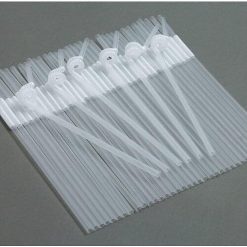 100 Pcs Disposable Plastic Straws Multicolor Flexible Bendable Plastic Drinking Straw Wedding Party Kids Birthday Decoration