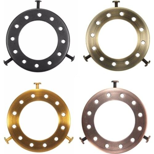 2pcs Retro Pendant Light Socket Holder Lamp Base Solid Brass Thread Shade Fitter Industrial Cap Separate Lighting Dropshipping