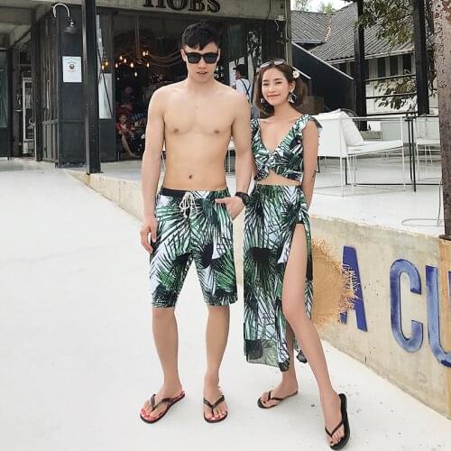 2020 Summer family couples board shorts sweat beach short swimwear men siwmming trunks water sports swimsuits