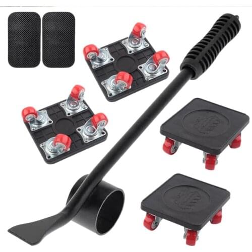 4 Wheel Movable Dolly with Casters, Furniture Dolly Set with Lift, Mover Dolly Suitable for Heavy Furniture for Home