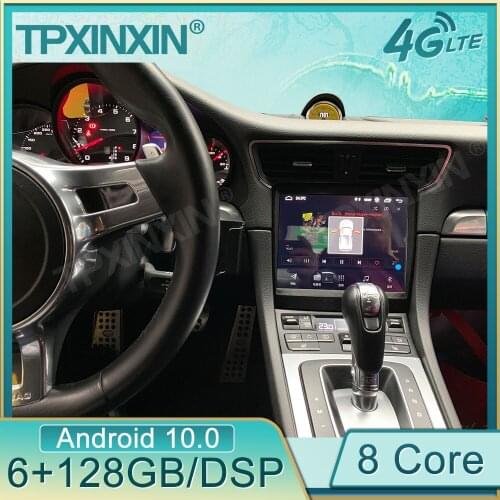For Porsche Cayman / BOXSTER / 718/911/981/997 2012-2015 Android 10.0 4G 64G Tesla Screen Car radio Multimedia Player Head Unit