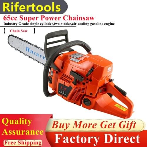 FreeShipping Big Power 3.4Kw 65cc 2-Stroke Gasoline Tree Cutting Saw Professional Petrol Power Chainsaw Industral Felling Tools