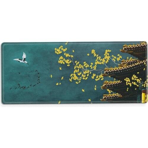 Flower Pad Large Black Gaming Mouse Pad Floral Mousepad Gamer 900x400 Rubber Keyboard Mats Desk Pad Mat Table Decoration Carpet