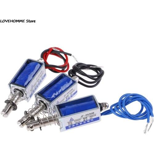 New Micro Mini Solenoid Valve Electromagnet Open Frame DC Push-Pull Type Magnet 6V 12V 24V DC For Electric Air/Water Gas Valve