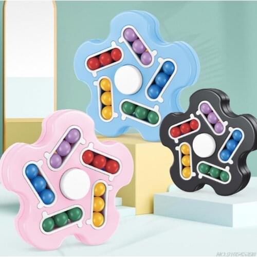 Fingertip Toy Magic-Bean Puzzle Double Side Novelty Toys Boys Girls Party Gift Logical Skill Training Toy AG06 21 Dropship