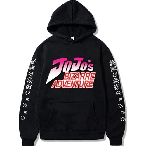 JOJO Bizarre Adventure Hoodie Fashion Pullovers Tops Long Sleeve Sweatshirt