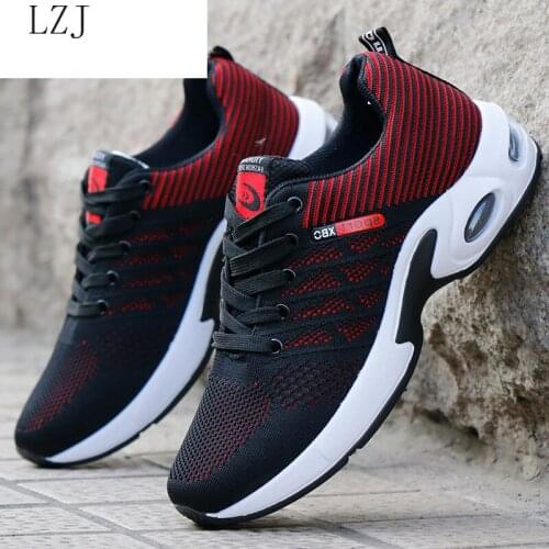 LVYIKANG Vulcanized Shoes Male Sneakers 2019 Fashion Summer Air Mesh Breathable Wedges Sneakers For Men Plus Size 39-44 buty