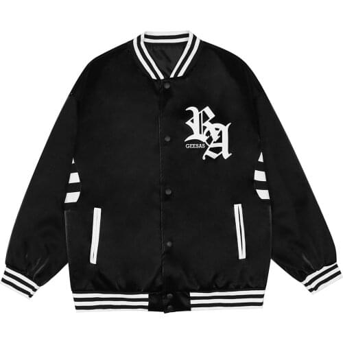 LACIBLE Men Streetwear PU Leather Baseball Jacket Harajuku Hip Hop Letter Print Varsity Jacket Coat 2021 Autumn Casual Outwear