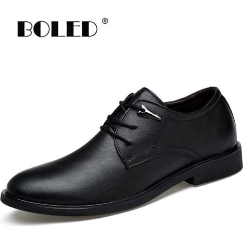 British Style Men Leather Shoes Fashion Flats For Man Business Oxfords Shoes Plus Size Men Footwear Wedding Dress Shoes