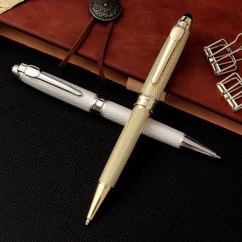 New Metal ballpoint twist system with leaf clip design mb stylo luxury pen