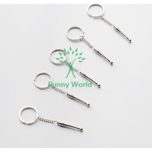 New Arrived 5Pcs Dentist Key Chain Stainless Steel Dental Handpiece Keychain Gift