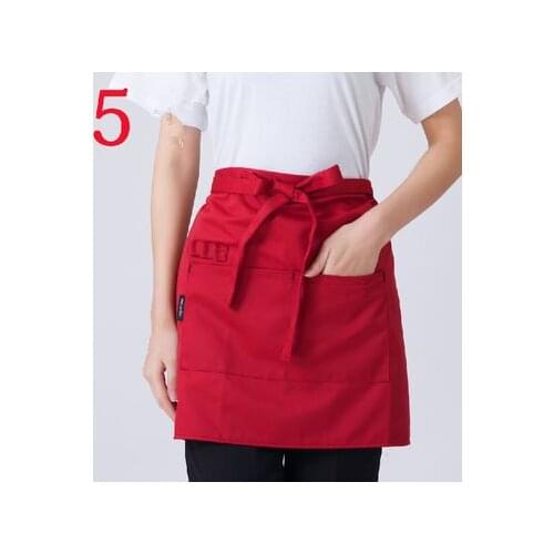 The waiter was short apron restaurant bar coffee shop and sleeveless apron cotton polyester