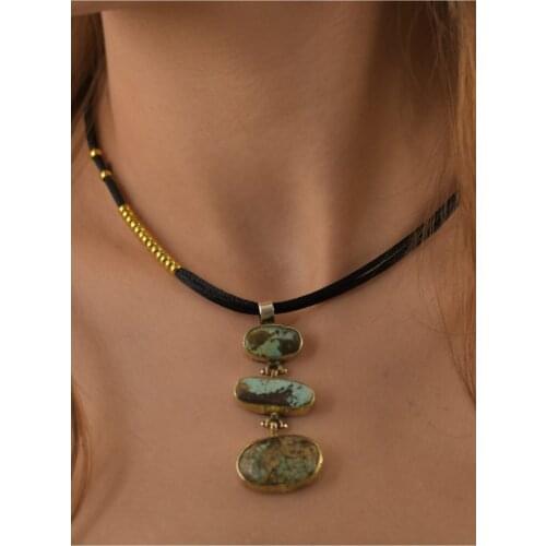 CUSTOM DESIGN LEATHER DEAR ROCKY WOMEN NECKLACE VALENTINES DAY SPECIAL DAY GIFT SPECIAL BOXED